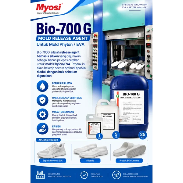 Mold Release Agent BIO 700 G (Pelepas Cetakan untuk Phylon/Eva)