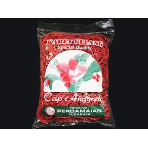 KARET GELANG CAP ANGGREK MERAH LUBANG BESAR 500GR