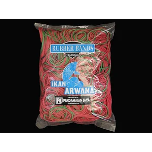 KARET GELANG CAP ARWANA BIRU MH MERAH HIJAU 500 GRAM