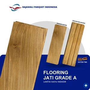 Lantai Kayu Jati Grade A Per Meter Persegi