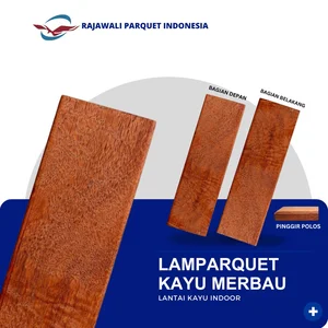 Lantai Kayu Merbau Tipe Lamparquet Polos Lebar 7cm