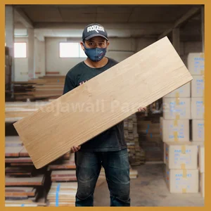 Papan Kayu Tangga Jati Lebar 30 cm 1 Layer