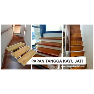 Teak Stairs 2 Layers Size 2.5 x 30 cm x 100 cm