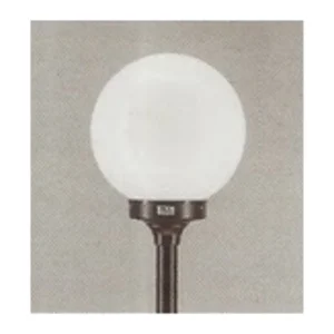 Lampu taman TO 2 TL bulat susu 30 cm