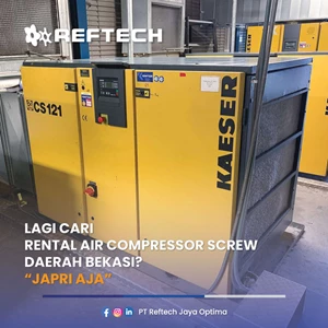 Sewa & Rental Air Compressor Screw 75kW By PT. Reftech Jaya Optima