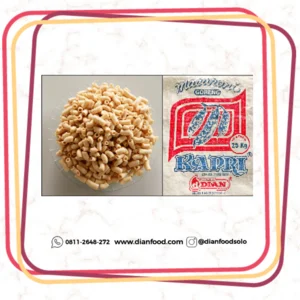 Makaroni Kapri Biru Mekar Halus Kecil