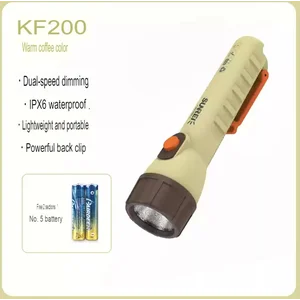 Sunrei Senter Baterai Anak KF200 Colorful Flashlight 200 Lumens Waterproof IPX6