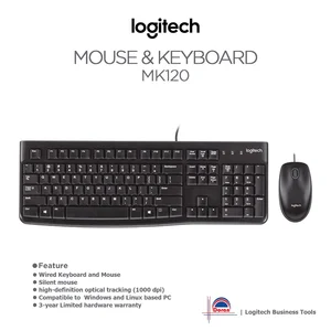 Paket Mouse Keyboard Mk120  Se Indonesia - Garansi Resmi 3 Tahun