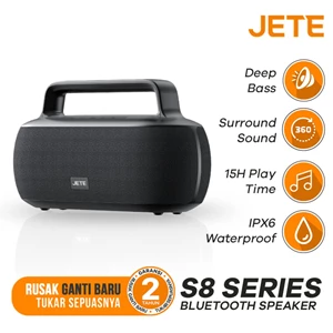 Speaker Bluetooth Portable Jete S8 
