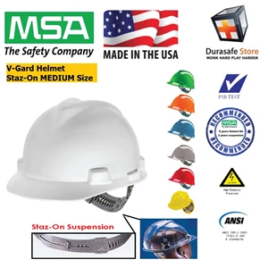 Helm Safety Msa V-Gard Staz On