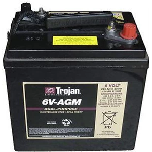 Trojan Battery battery Type AGM-.6V .6 Volt