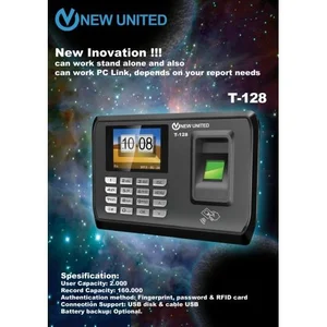 Absensi sidik jari - Fingerprint New United T-128