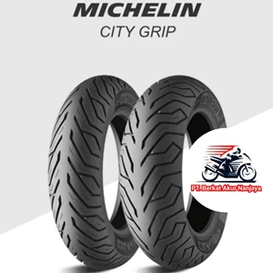 Paket Michelin City Grip 110/90 Dan 130/90-12 Tubeless Bonus Pentil