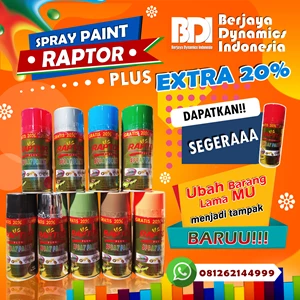 Raptor Plus Extra 20% Spray Paint Cans