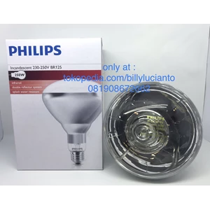 Heating Lamp PHILIPS INFRARED BR125 250W Incandescent IR 250 Watt E27