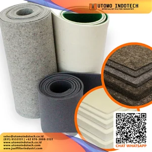 Felt Wool tebal 8 mm lebar 160 cm 