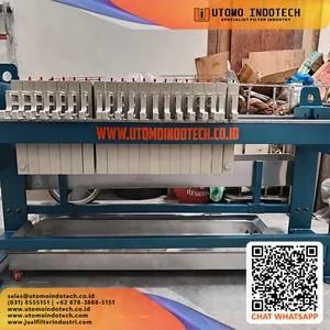 Mesin Filter Press Custom sesuai pesanan Baja Ringan Ukuran 800 cm2 
