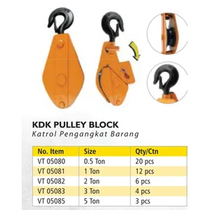 Katrol Derek / KDK PULLEY BLOCK uk 5 ton 
