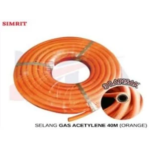 SELANG ACETYLENE SIMRIT ORANGE 40M / SELANG LPG