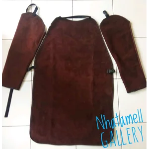 Apron Kulit las coklat