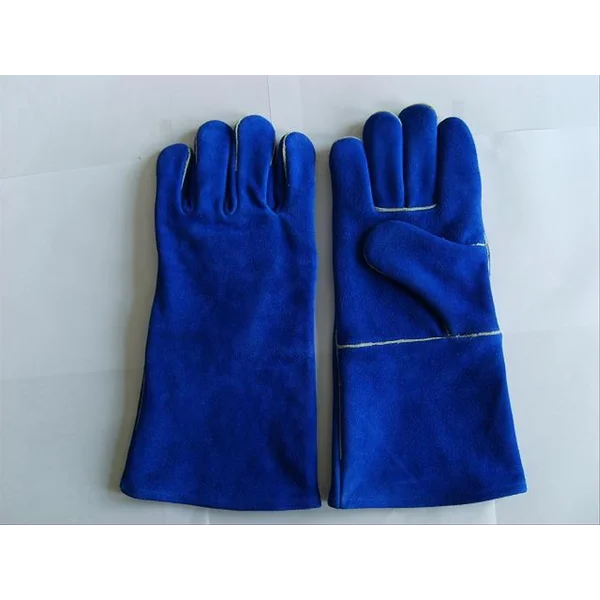 sarung tangan las biru