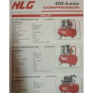 kompresor Angin NLG oil-Less