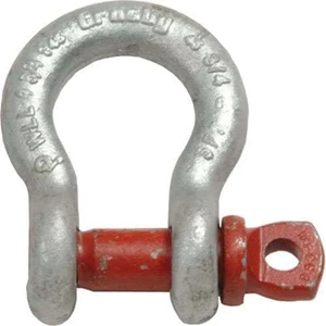 Screw Pin Shackle G 209 US Type Galv 