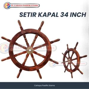 Setir Kapal Kayu 34 inch - Stir Kapal - Kemudi Kapal Marine