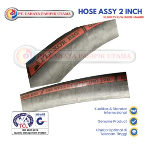 HOSE ASSY 2 INCH 10.000 PSI C/W UNION HAMMER