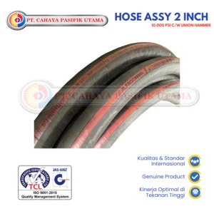 HOSE ASSY 2 INCH 10.000 PSI C/W UNION HAMMER