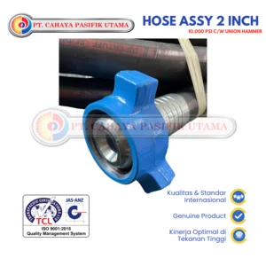 HOSE ASSY 2 INCH 10.000 PSI C/W UNION HAMMER
