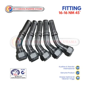Fitting Hydraulic FKX Female 45° 1 Inch - 16-16 NM KOMATSU STYLE
