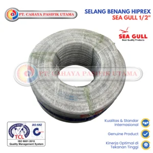 Selang Air Hiprex Sea Gull 1/2 Inch – PVC Braided Roll 100 Meter