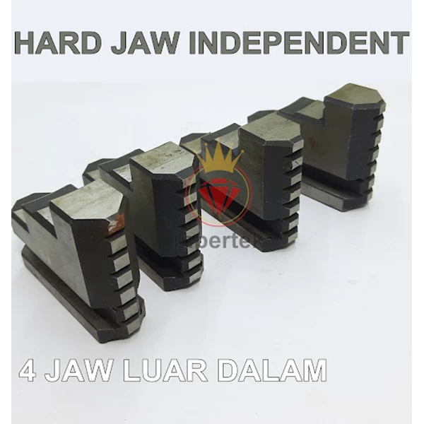 Spare Part Mesin Bubut Hard Jaw Chuck 6 Inch
