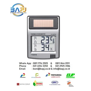 SK SATO 1050-10  Solar Digital Thermohygrometer Model PC-5200TRH
