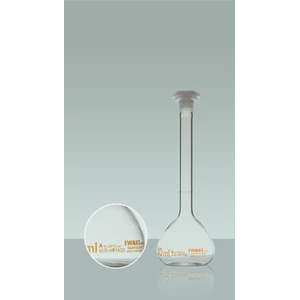Iwaki Volumetric Flask With Plastic Stopper Class A USP Specification