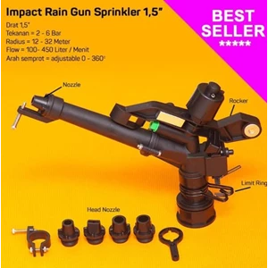 Impact Rain Gun Sprinkler