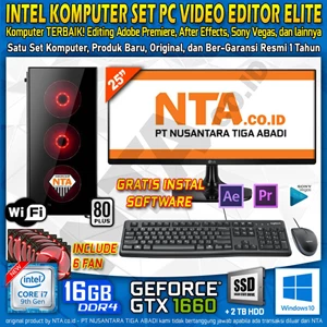 Pc Desktop Intel Komputer Set Pc Video Editor Elite