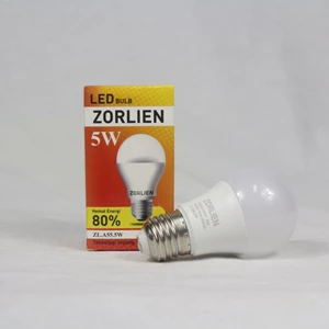 Lampu Led Bulb Merk Zorlien 5 Watt