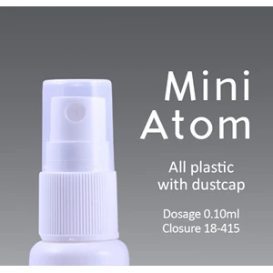 Plastic Bottle Mist Spray Mini Atom Dose 0.10Ml Closure 18-415