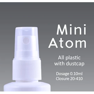 Botol Plastik Sprayer Mini Atom Dosis 0.10Ml Closure 20-410