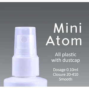 Mini Atomic Spray Plastic Bottle Dose 0.10Ml Closure 20-410
