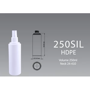 Botol Plastik 250 Sil Hdpe Volume 250Ml