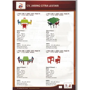 Meja Dan Kursi Sekolah Paud 