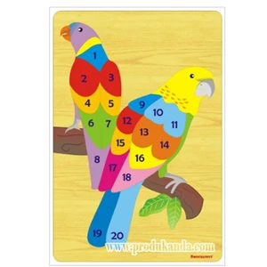 Educational Toy Parrot Number Puzzle