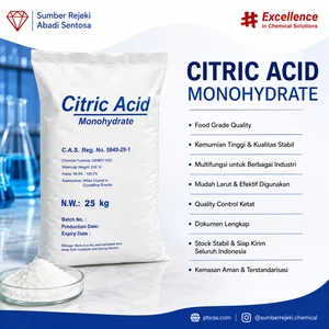 Asam Sitrat Mono FOOD GRADE HALAL MUI