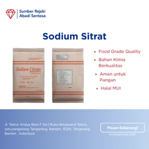 Sodium Sitrat Food Grade HALAL MUI