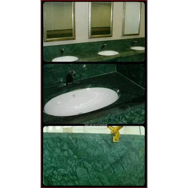 Meja Marmer Hijau Meja Marmer Verde Patricia Marmer Import