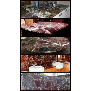 Red Marble Table Import Ex Sapnyol Kitchen Desk Kitchen Table Wash Basin Desk Bar Table Pantry Counter Table Dll