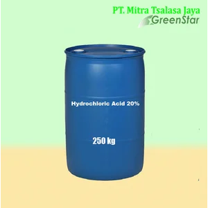  Asam klorida atau HCI 32%  Drum 250 kg